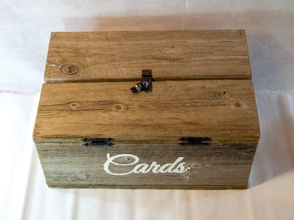 Large Barnboard Box with Rope Handles - Image 3