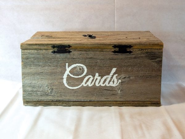 Large Barnboard Box with Rope Handles - Image 4