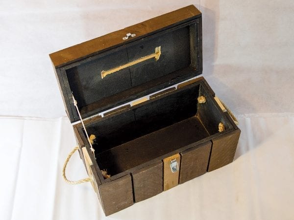 Barn Wood Box with Rope Handles - Image 4