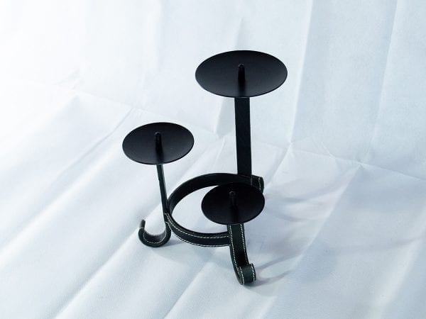 3-Tier Black Candle Holder - Image 3