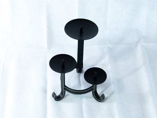 3-Tier Black Candle Holder - Image 2