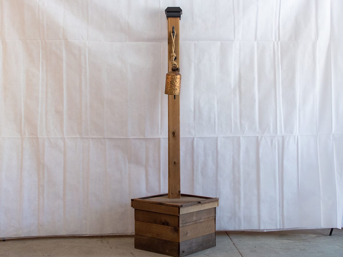 Ring for a Kiss Bell with Wood Stand - Image 6