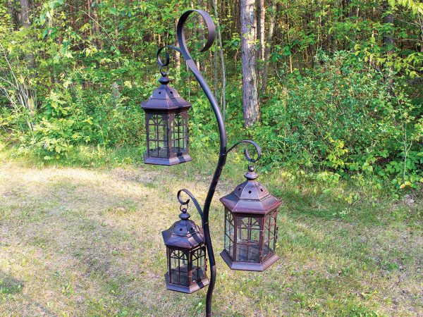 Stand with 3 Hanging Lanterns - Image 5