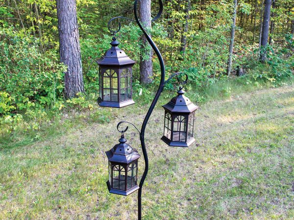Stand with 3 Hanging Lanterns - Image 4