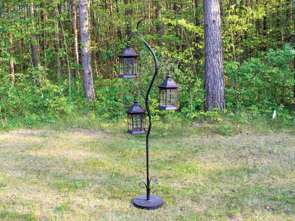 Stand with 3 Hanging Lanterns - Image 6