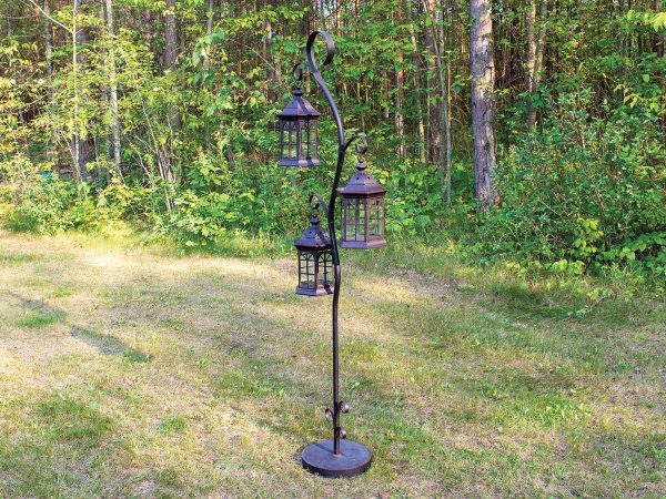 Stand with 3 Hanging Lanterns - Image 3